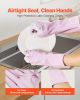 Reusable Dishwashing Gloves, 2 Pairs Colorful Reusable Household Kitchen Cleaning Gloves for Washing Dishes and Cleaning Tasks