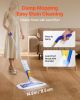 Spray Mop, with 3 Washable Pads for Dry and Wet Floor Cleaning and a 27oz Refillable Water Tank, Microfiber Dust Wet Mop & Twisted Cotton Dry Mop