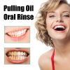 EELHOE Pulling Oil Oral Rinse, To Tartar Very Well Beautiful Teeth And Fresh Breath Clean Oral Care Gums