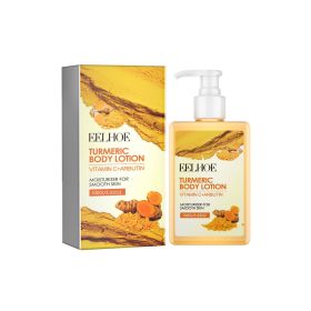 EELHOE Turmeric Body Lotion, Moisturizing And Moisturizing Whitening Skin Refreshing And Brightening Winter Skin Care Body Lotion