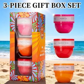 Solo En Lbiza, 3-Piece Set, Body Butter For Men And Women, 3 Different Scent, Long-Lasting Scent, Perfect For Dating, Daily Life, Parties, Gift Giving