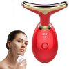 Neck Face Massager Face Sculpting Tool 3 Colour Modes and Vibration for Facial Massager for Double Chin