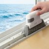 Window groove cleaning brush, door and window slot cleaning tool, recess brush, windowsill gap brush